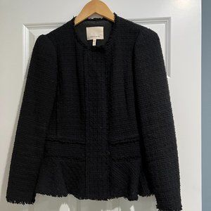 Rebecca Taylor Black Fitted Blazer